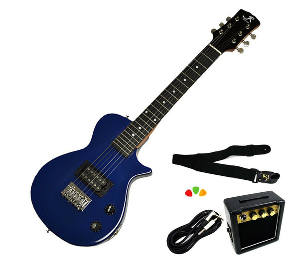 J Reynolds Mini Electric Guitar Prelude Starter Pack - Sparkle Blue - JRPKLPSBL