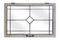 Wall Mirror - Window Frame Style - 36"L x 24"H - Farmhouse Rustic Decor Wood Glass