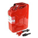 Wavian 5.3 Gallon (20 Litre) Steel Jerrycan and Spout System - Red JC0020RVS