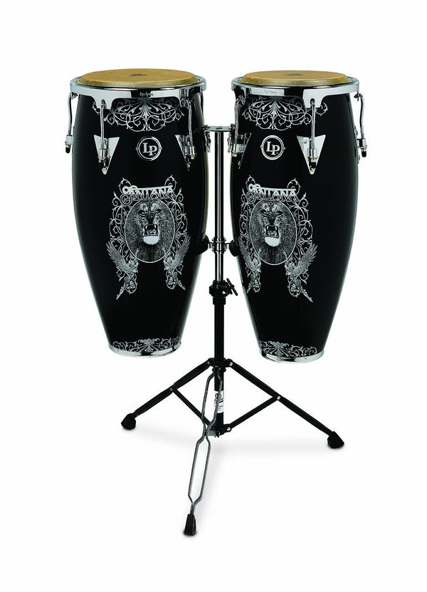 LP Aspire 10" and 11" Conga Set with Double Stand - Santana Lion - LPA625SNL