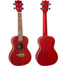 Flight Gemstone Series Concert Ukulele w/ Gig bag - Coral - DUC380