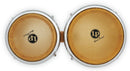 Latin Percussion 7-1/4" & 8-5/8" Bongos - Natural w/ Chrome Hardware - LP201AX-2