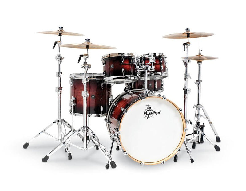 Gretsch Renown 5 Piece Drum Set Shell Pack (22/10/12/16/14sn) Cherry Burst