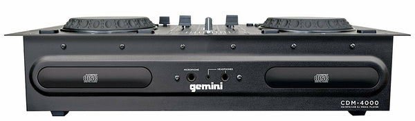 Gemini CDM-4000 Professional Audio CD/MP3/USB DJ Media Player Mixer Console