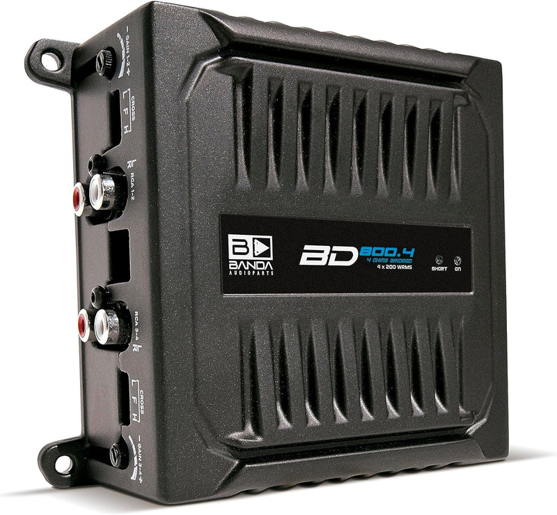 Banda BD800.42OHM 800-Watt 4-Channel Car Amplifier