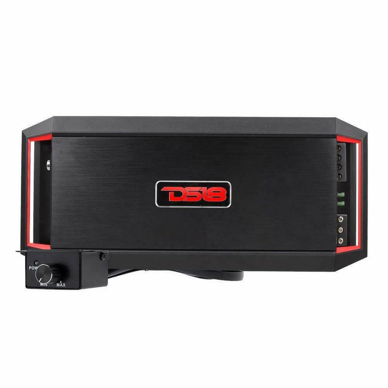 DS18 GEN-X4500.1D 4500W 2 Ohm Mono Class D Amplifier w/ Remote Subwoofer Control