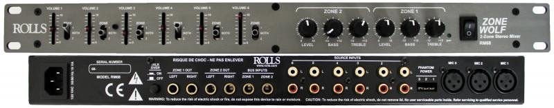 Rolls Zone Wolf 2 Channel Zoning Mixer - RM68