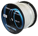 Deejay LED 2 Gauge 72' Copper Power Cable for Car Audio Amplifiers - White