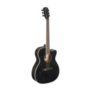 JN Guitars Yakisugi Auditorium Acoustic Electric Guitar - Doghair - YAK-ACFI