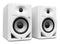 Pioneer DJ 5” Desktop Monitor System - Pair - White - DM-50D-W