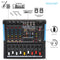 Pyle 4 Channel Bluetooth Studio Pro Audio DJ Mixer - PMXU46BT