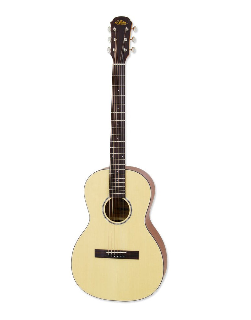 Aria Vintage 131 Parlour Acoustic Guitar - Matte Natural - ARIA-131-MTN