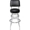 Fender 30“ Blackout Backrest Barstool - Black