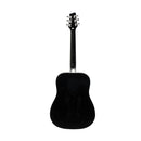 Stagg Dreadnought Acoustic Guitar - Black - SA20D BLK