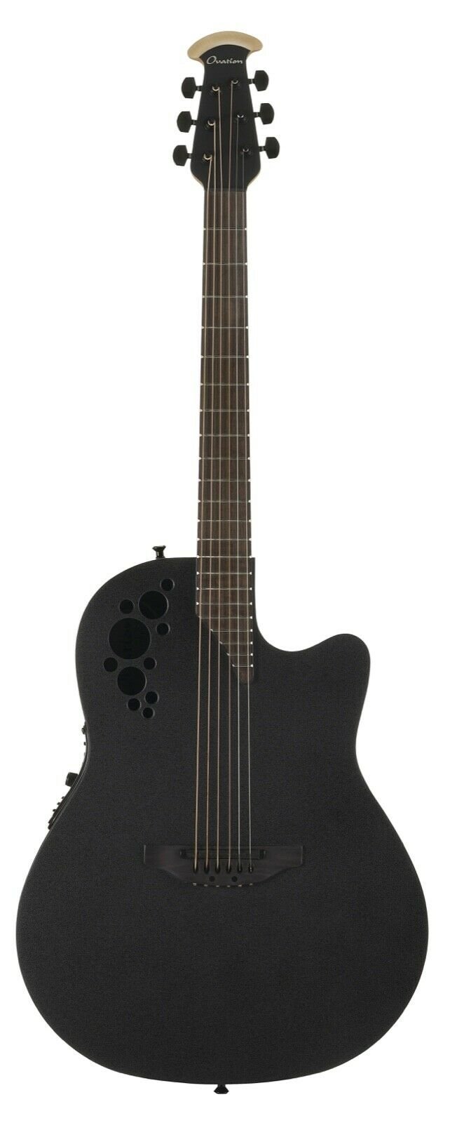 Ovation Modern TX Collection Mid-Depth Acoustic Electric Guitar - Black