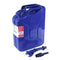 Wavian 20 Litre Steel Jerrycan and Spout System Blue JC0020BLUE