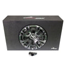 Audiopipe Single 10" Amplified Ported Bass Enclosure  1200 Watts APMINIB1000A