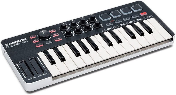 Samson Graphite M25 Mini USB MIDI Controller - SAKGRM25