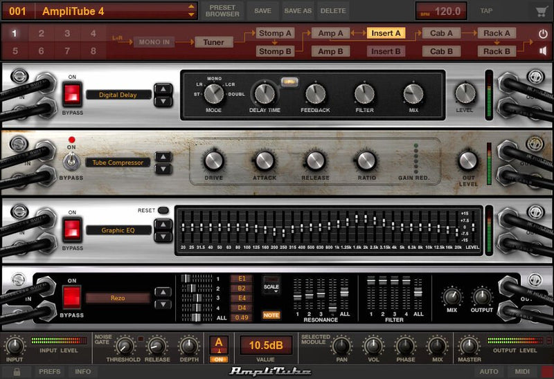 IK Multimedia Amplitube 4 - eDelivery - Guitar Amp Emulation Software Plugin