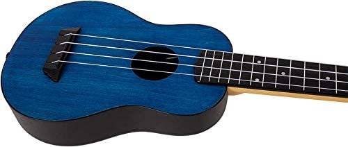 Flight Soprano Ukulele with Concert Neck & Gig Bag - Dark Blue - TUSL-35 DB