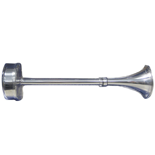 Schmitt Marine Standard Single Trumpet Horn 12V Stainless Exterior Boat 10025