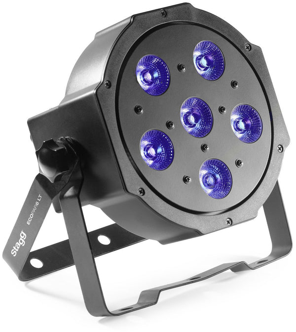 Stagg Six 12 Watt (RGBWA) LED LightTheme Spot - SLT-ECOPAR6-1