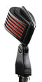 Heil Sound The Fin Retro-Styled Dynamic Cardioid Microphone - Black Body/Red LED