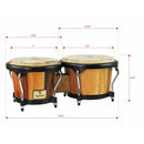 Tycoon Artist Series 7” & 8-1/2" Jamjuree Bongos - TB-80BJM