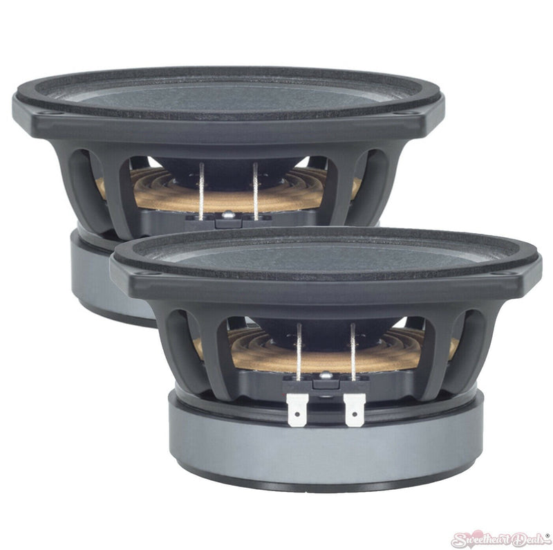 B&C 6MD38-16 6.5" Professional 240 Watts/8 Ohms Midrange Car Speaker - Pair