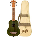 Flight Soprano Ukulele with Gig Bag - Jade/Green - NUS380