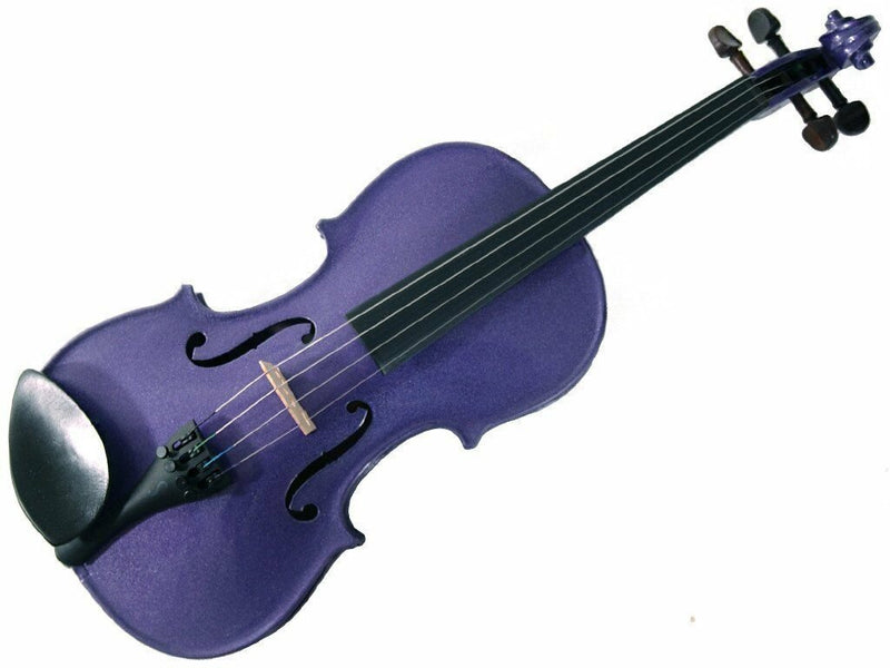 Stentor Harlequin 3/4 Student Violin Package Purple Indigo with Case & Bow