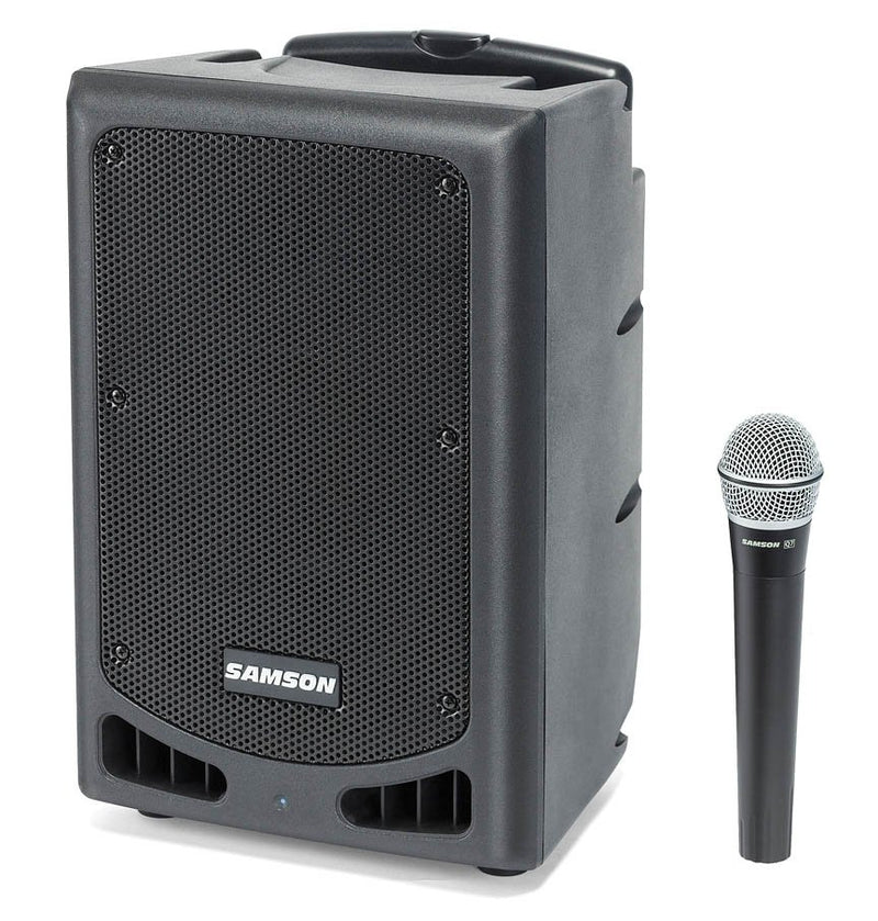 Samson Rechargeable Portable PA System w/ Wireless Mic & Bluetooth - SAXP108W-24