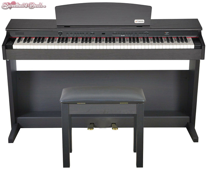 Artesia DP-2 Series 88 Weighted Keys Traditional Digital Piano w/ Bench Rosewood