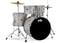 PDP Center Stage 5-Piece Full Drum Kit - 10/12/12/22/14 - Diamond White Sparkle