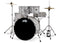 PDP Center Stage 5-Piece Full Drum Kit - 10/12/12/22/14 - Diamond White Sparkle