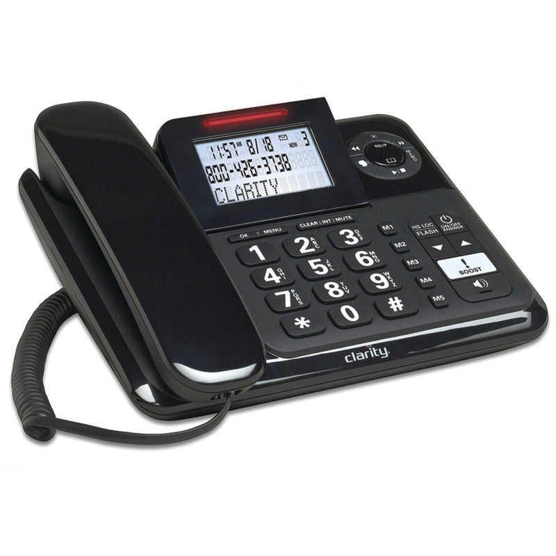 Clarity Amplified Corded/Cordless Phone System with Digital Answering System