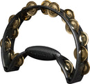 Rhythm Tech RTPRO11 Pro Tambourine - Black with Black Brass Jingles