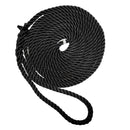New England Ropes 5/8" Premium 3-Strand Dock Line - Black - 50' C6054-20-00050