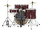 PDP Center Stage 5-Piece Full Drum Kit - 10/12/12/22/14 - Ruby Red Sparkle