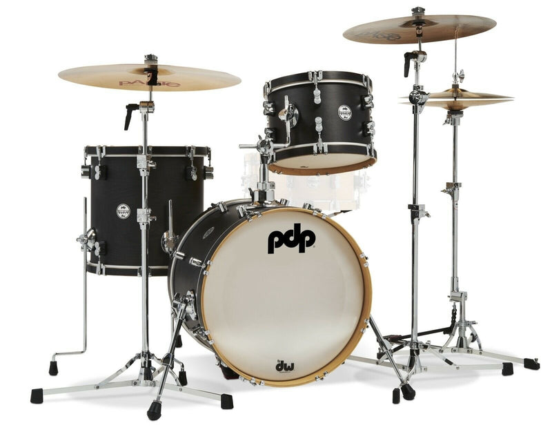 PDP Concept Classic 3-Piece 18/12/14 Maple Bop Shell Pack - Ebony Stain