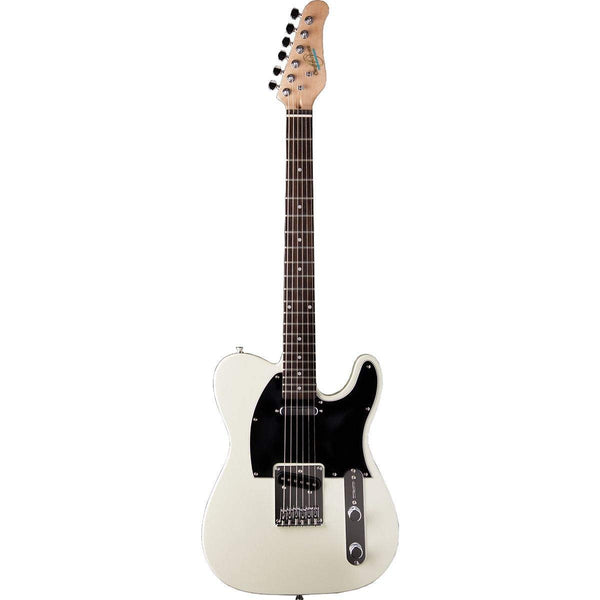 Oscar Schmidt Single Cut Solid Body Electric Guitar - Ivory - OS-LT-IV-MF