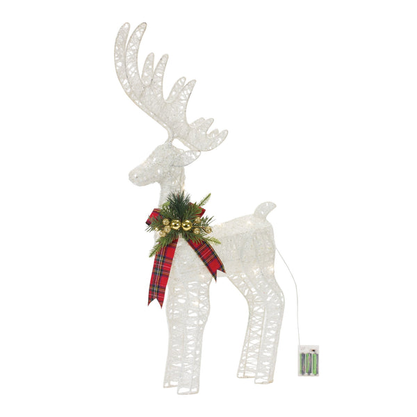 LED Lighted Holiday Deer 33"H