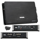 Soundstorm Mosfet 2CH 2000W Power Amplifier Remote Woofer level control EV2.2000
