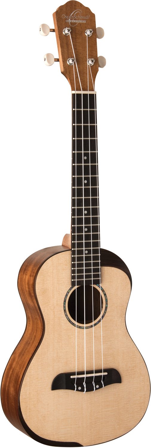 Oscar Schmidt Comfort Series Tenor Ukulele - Spruce Koa - OU500T