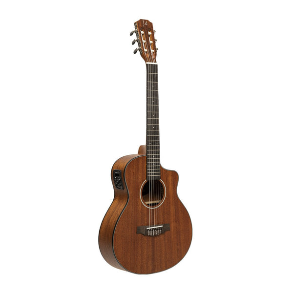 JN Guitars Oloroso Series Electric-Classical Guitar with Sapelli Top - OLO-CE N