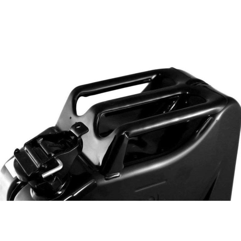 Wavian 20 Litre Steel Jerrycan and Spout System Black JC0020BLACK