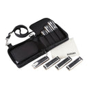 Suzuki M-20-S Manji 10-Hole 20-Note Diatonic Harmonica 7-Piece Set