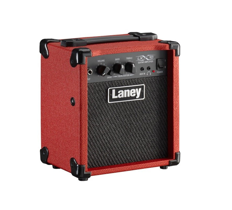 Laney 10 Watt Guitar Combo Amplifier w/ 5” Woofer - Red - LX10-RED