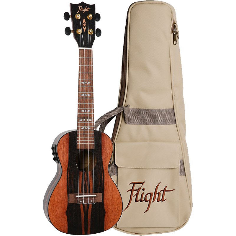 Flight Amara Electro-Acoustic Concert Ukulele Supernatural Series – DUC460 CEQ