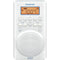 Sangean AM/FM/Weather Alert Waterproof Shower Radio - White - H205